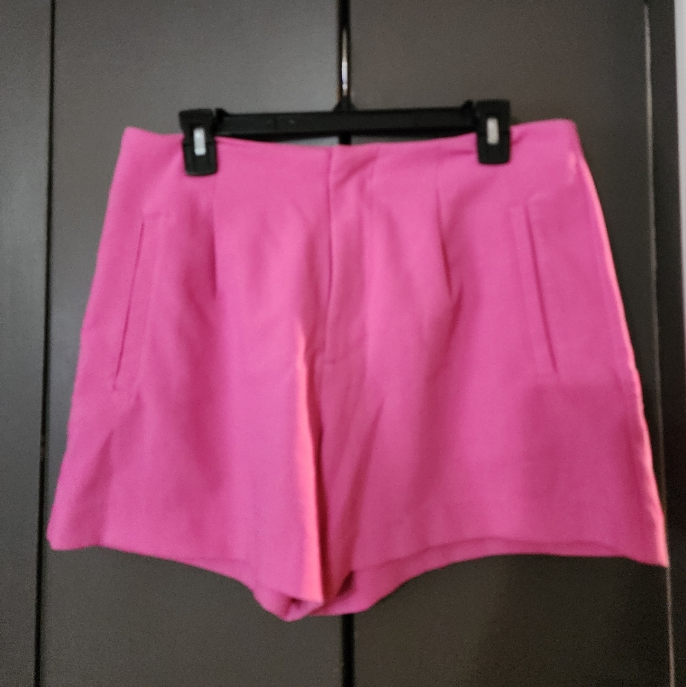 a new day Bright Pink High Waist Women's Shorts
